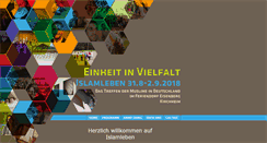 Desktop Screenshot of islamleben.de